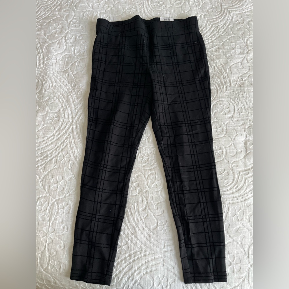 Style & Co. Black Plaid Pants